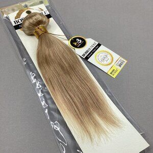 12” Ash Gold Boss Bundles Yaki Straight 100% Human Hair Track Extensions